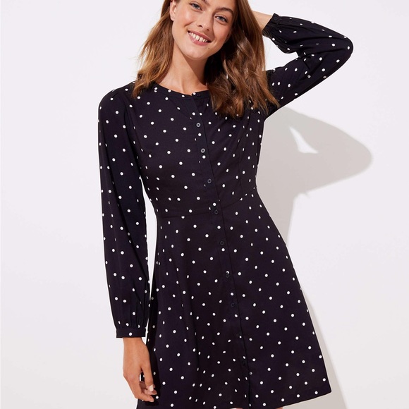 LOFT Dresses & Skirts - Loft Polka Dot Dress